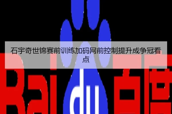 石宇奇世锦赛前训练加码网前控制提升成争冠看点
